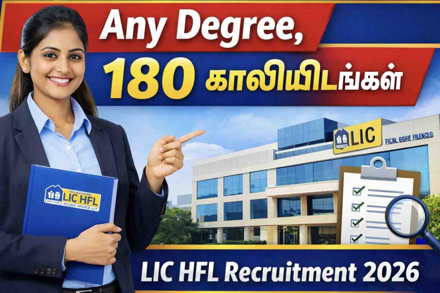 ரூ.41,509 சம்பளம்! தமிழ்நாட்டில் LIC ஹவுசிங் ஃபைனான்ஸில் Junior Assistant வேலை