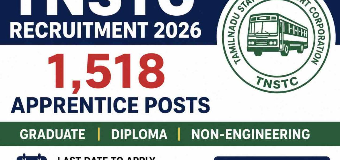 TNSTC Recruitment பயிற்சியாளர் (Apprentice) பணியிடங்கள் 2026