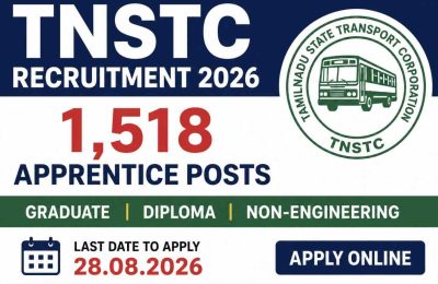 TNSTC Recruitment பயிற்சியாளர் (Apprentice) பணியிடங்கள் 2026