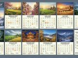 Create a Beautiful India Calendar 2027 Using AI
