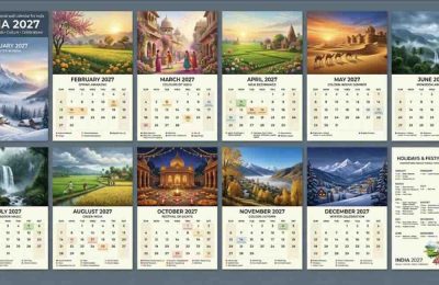 Create a Beautiful India Calendar 2027 Using AI